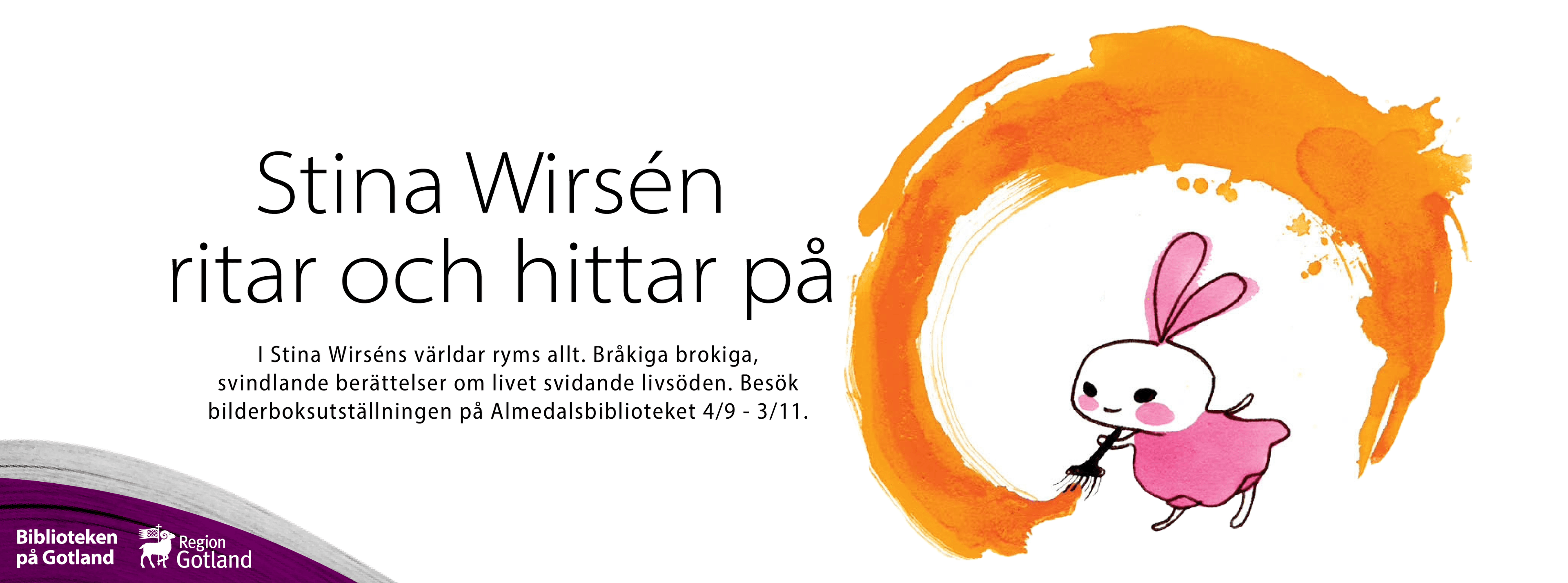 Stina Wirsén ritar och hittar på