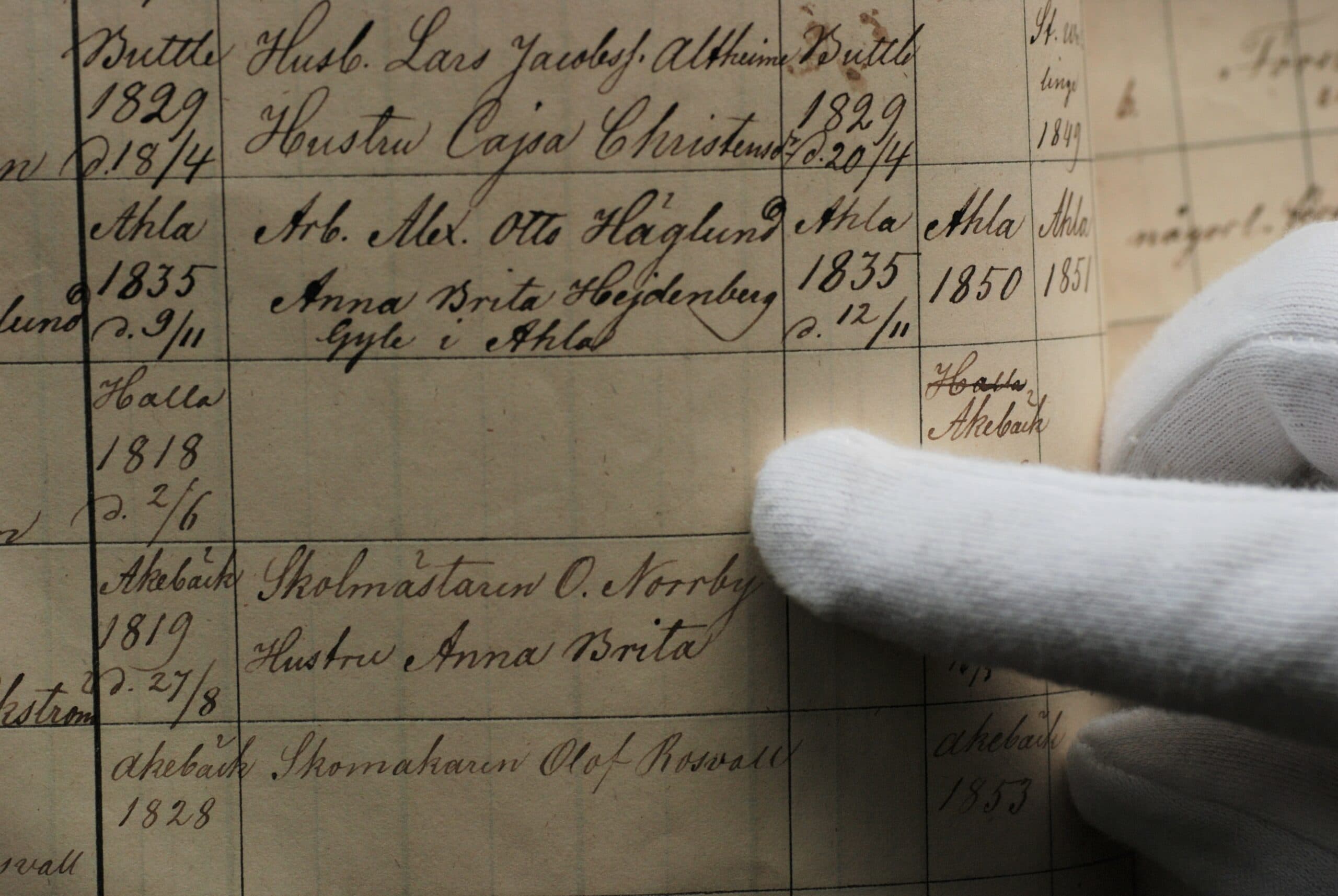 Upptäck arkiven - historia i original