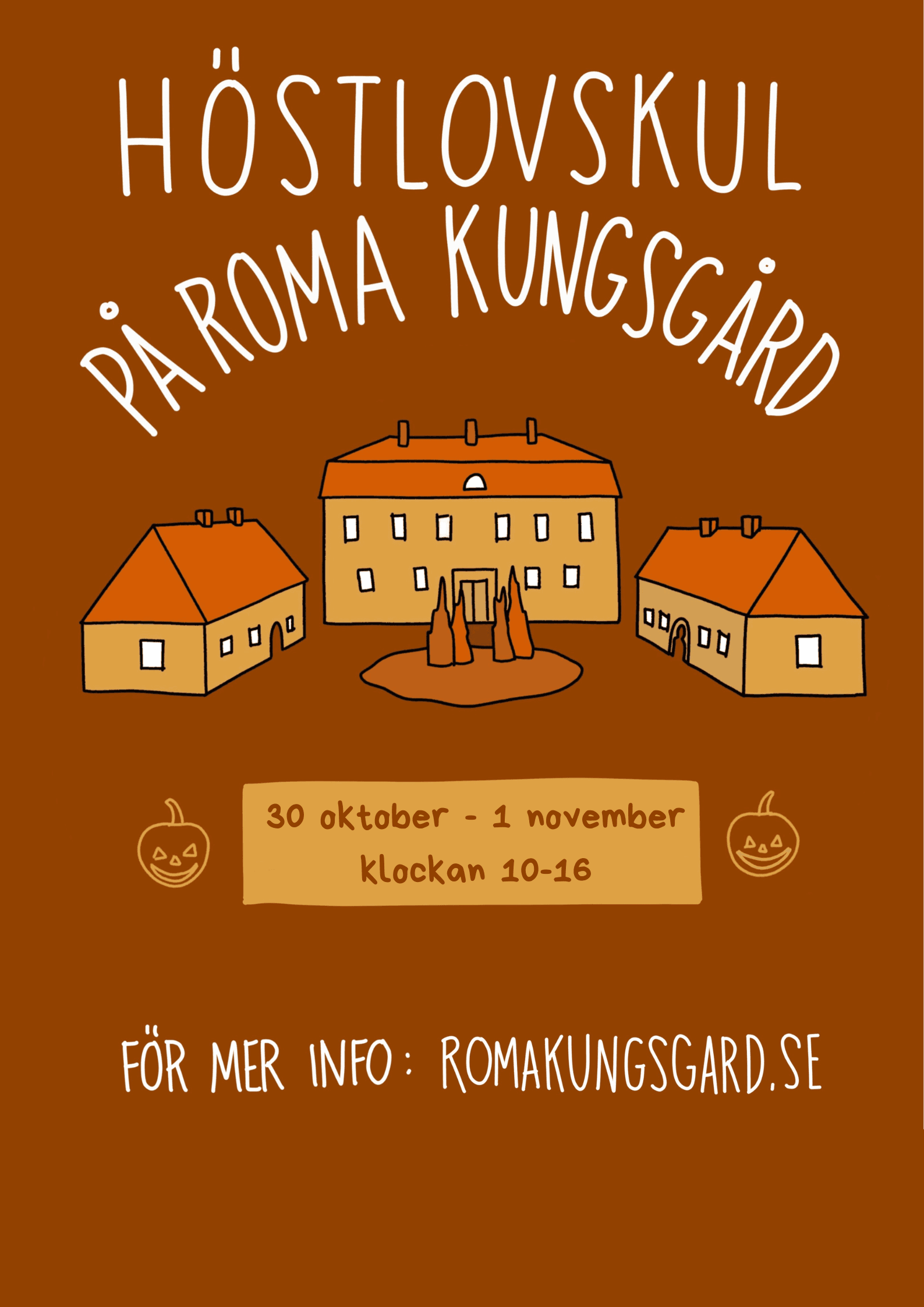 Höstlovskul på Roma Kungsgård