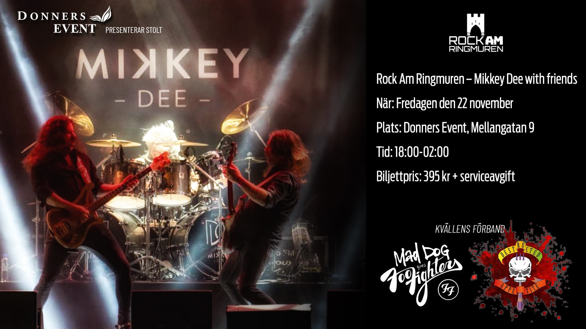 Rock Am Ringmuren – Mikkey Dee with friends