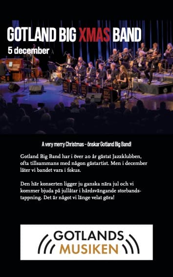 Jazzklubben Gotland Big Xmas Band