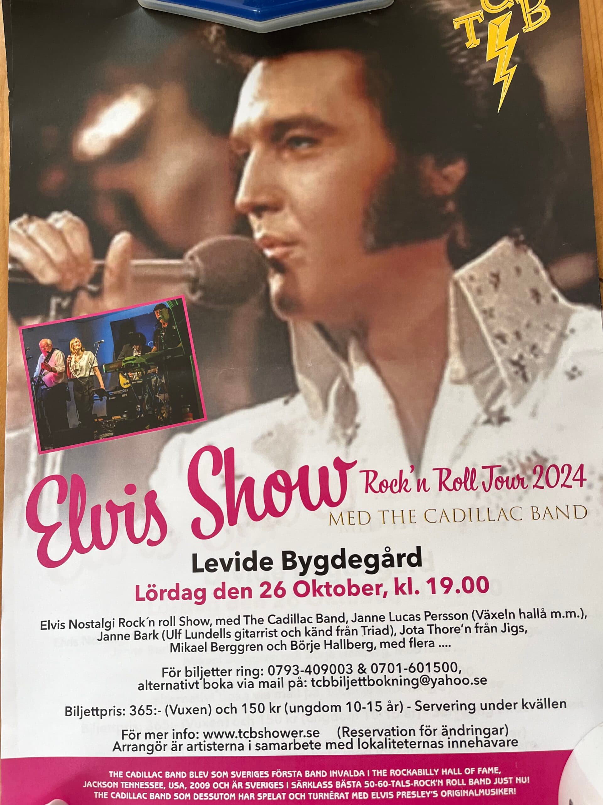 Elvis Show Rock’Roll Tour 2024 med The Cadillac Band