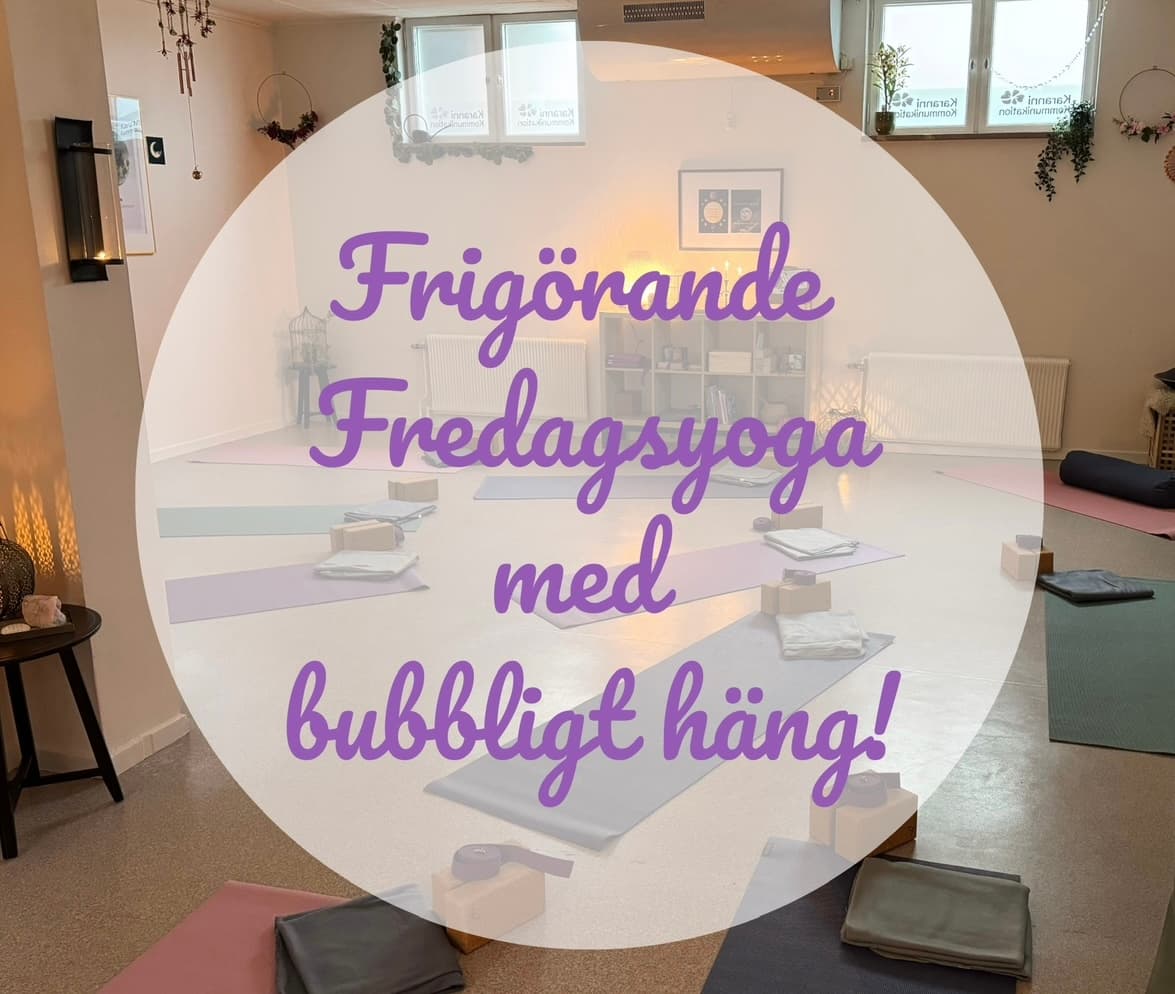 Frigörande Fredagsyoga med bubbligt häng!